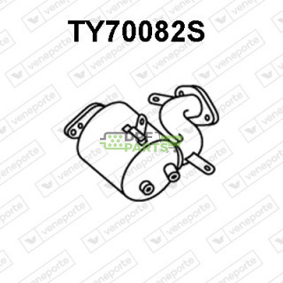 Filtry pevných částic DPF SUBARU / TOYOTA - 2505233020 2505233040