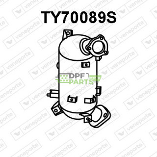 Filtry cząstek stałych DPF TOYOTA - 2505126090