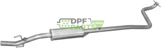 Střední tlumič výfuku Toyota Yaris 1.0 -16V 99-03, Polmo 26.286 A, OE 17410-23061