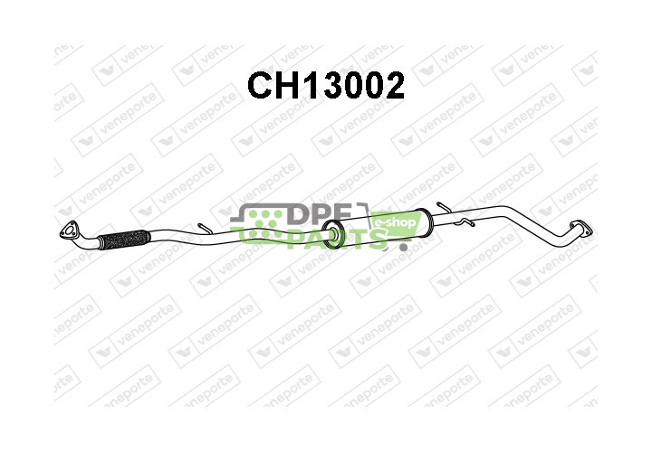 Tłumik CHEVROLET - 96414825 96414826 96591506