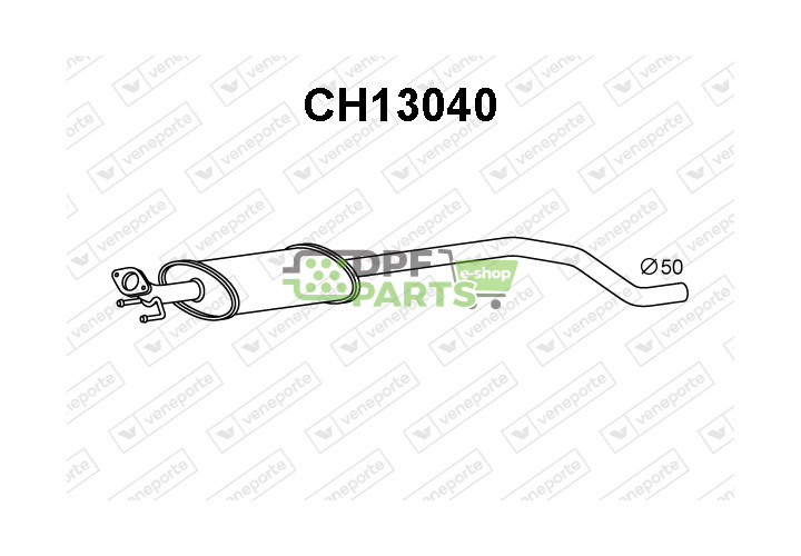 Tlumič CHEVROLET - 95031937 95031938