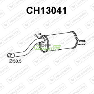Tłumik CHEVROLET - 95031938