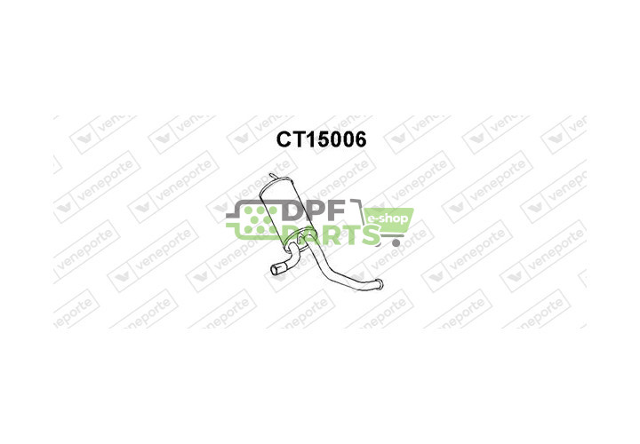 Tlumič CITROËN - 5431261W 5490566 5491391