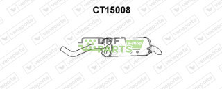 Tłumik CITROËN - 1726K6 95576334 95588571