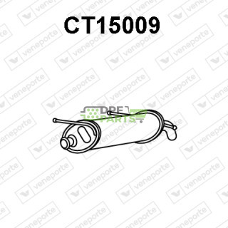 Tlumič CITROËN - 1726K9 96041796 96041798