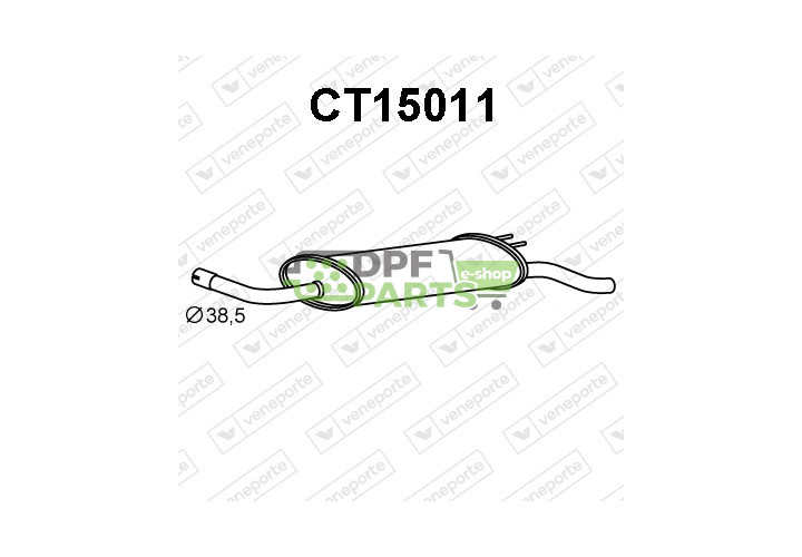 Tłumik CITROËN - 75510953  