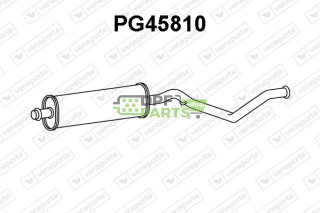 Tłumik CITROËN / PEUGEOT - 1610629180 1717V0 