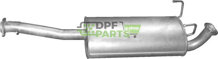 Střední tlumič výfuku Toyota Land Cruiser 3.4 97r, Polmo 26.302 A, OE 