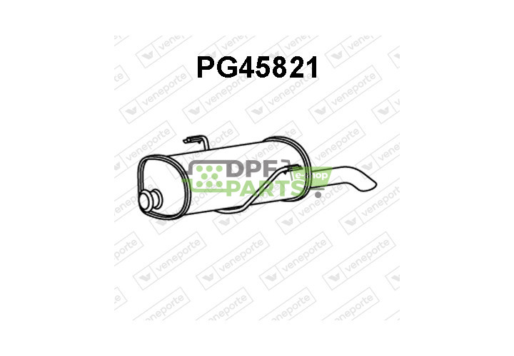 Tłumik PEUGEOT - 173020  