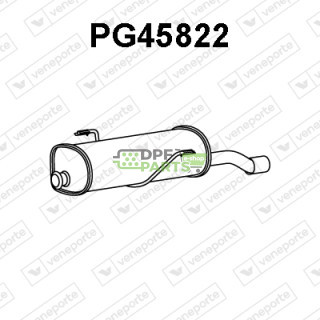 Tłumik PEUGEOT - 173021  