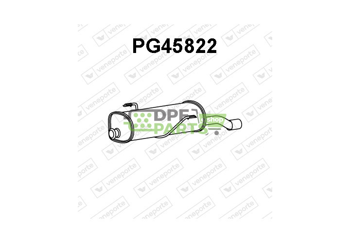 Tłumik PEUGEOT - 173021  