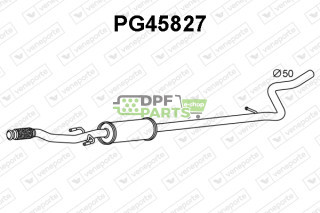 Tłumik PEUGEOT - 1717GJ  