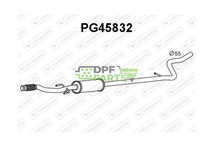 Tłumik PEUGEOT - 1717GS  