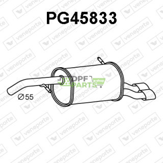 Tłumik PEUGEOT - 173089  