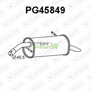 Tłumik CITROËN / PEUGEOT - 1730AC  