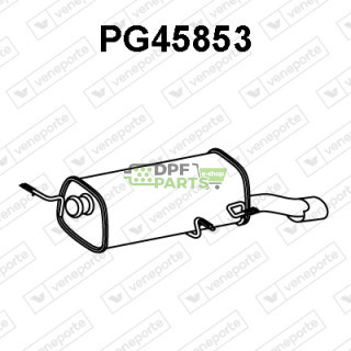 Tłumik PEUGEOT - 1726ZF 9805296580 