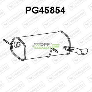 Tłumik PEUGEOT - 1726ZN 1730E8 9805296680