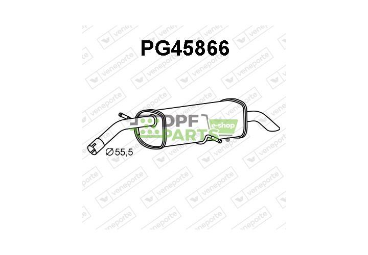 Tłumik CITROËN / PEUGEOT - 1730GT  