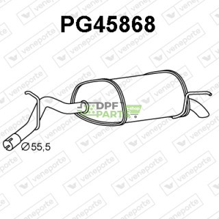 Tłumik CITROËN / PEUGEOT - 1730Y9  