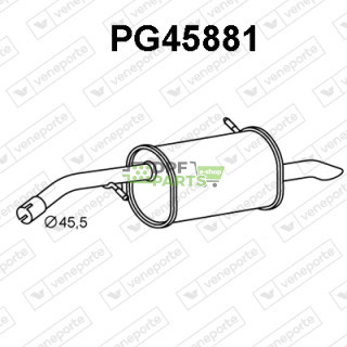 Tłumik CITROËN / OPEL / PEUGEOT / VAUXHALL - 1730KT  