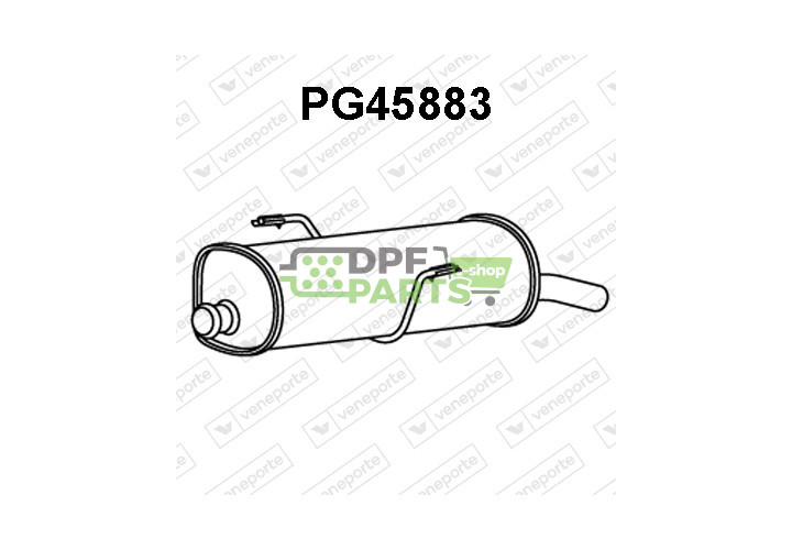 Tłumik PEUGEOT - 1726TT 1730AW 1730EC