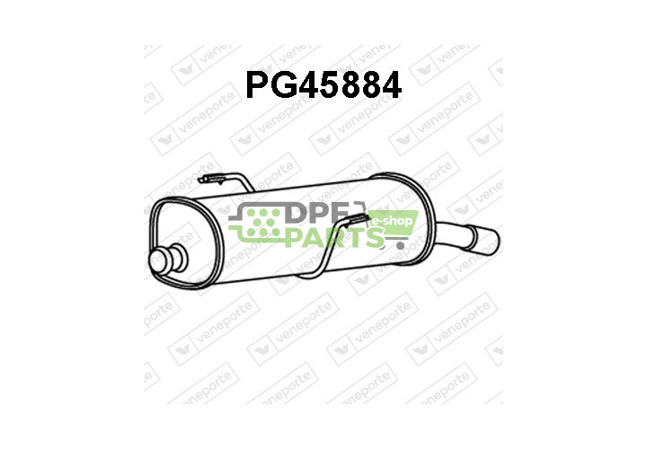 Tłumik PEUGEOT - 1726PR 1730AX 1730EE