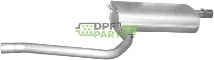 Koncový tlumič výfuku Toyota Avensis 1.6i-16V , 1.8i-16V , 2.0i-16V kombi 97-00, Polmo 26.324 A, OE 1743002200 1743002201