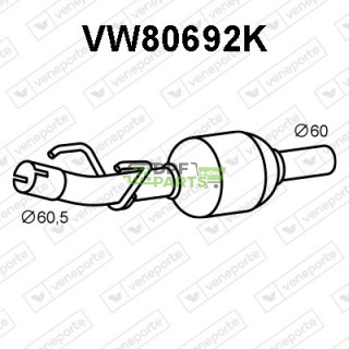 Katalizator VOLKSWAGEN - 2D0131701FX  