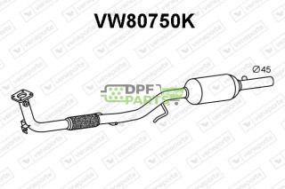 Katalizator SEAT / SKODA / VOLKSWAGEN - 6Q0253059DS 6Q0254501DX 6Q0254501GX