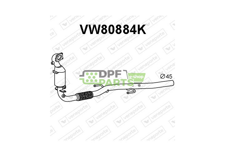 Katalyzátor AUDI / SEAT / SKODA / VOLKSWAGEN - 6R0254501DX 6R0254501HX 6R0254501JX