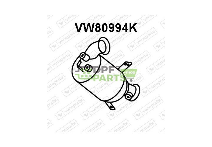 Katalizator VOLKSWAGEN - 7E0254201FX 7E0254201KX 7E0254201LX