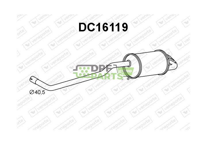 Tłumik DACIA / RENAULT - 200105259R  