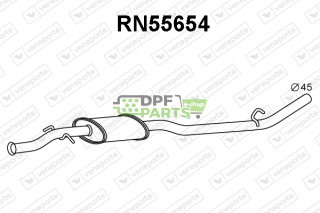 Tłumik NISSAN / RENAULT - 2020000QAG 8200063326 8200075853