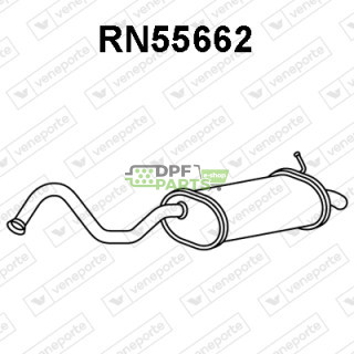 Tłumik RENAULT - 7700429559 7700435853 7700843018