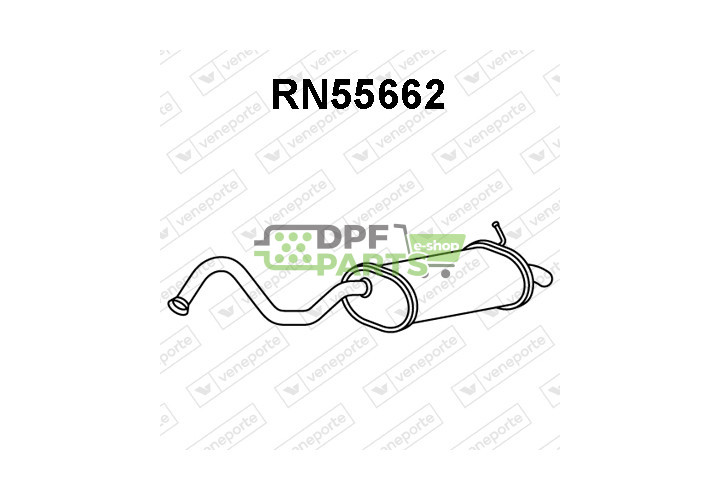 Tłumik RENAULT - 7700429559 7700435853 7700843018