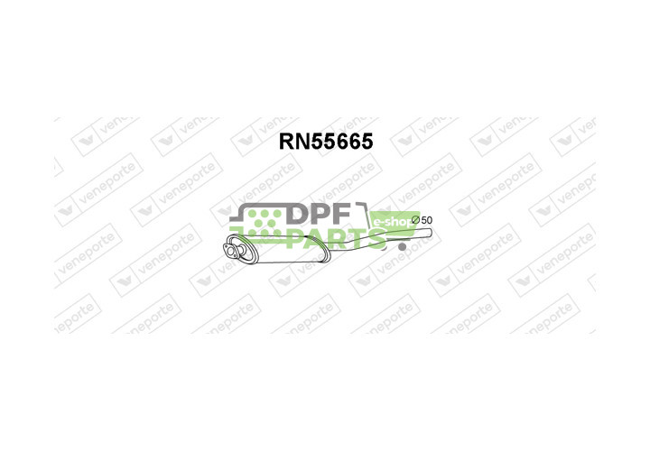 Tłumik RENAULT - 7700830564 7700830584 