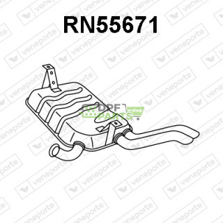 Tłumik RENAULT - 8200118533 8200414648 