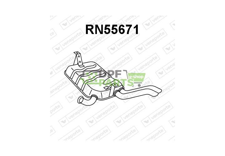 Tlumič RENAULT - 8200118533 8200414648 