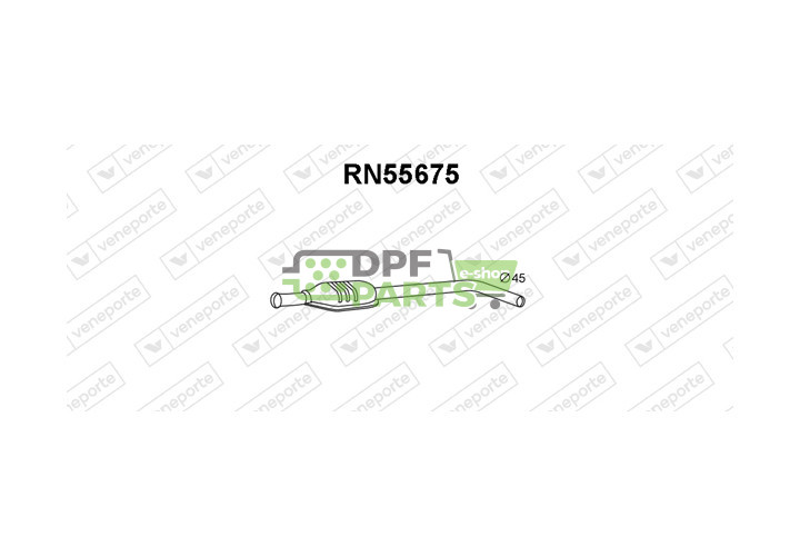 Tłumik RENAULT - 7700431965  