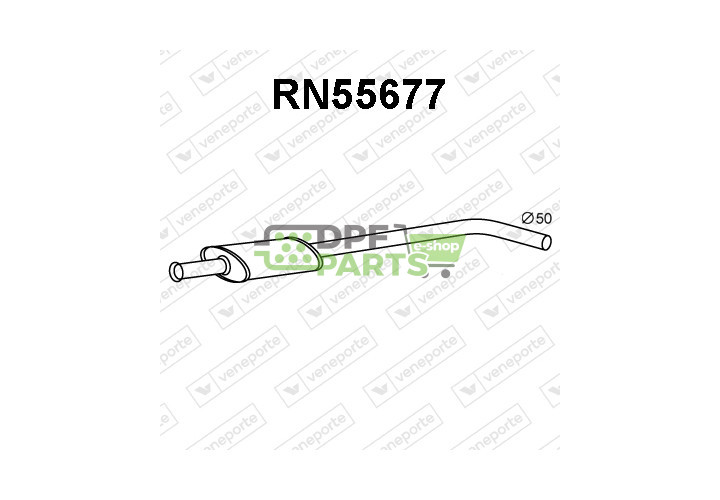 Tlumič RENAULT - 7700422931 7700422936 8200187969