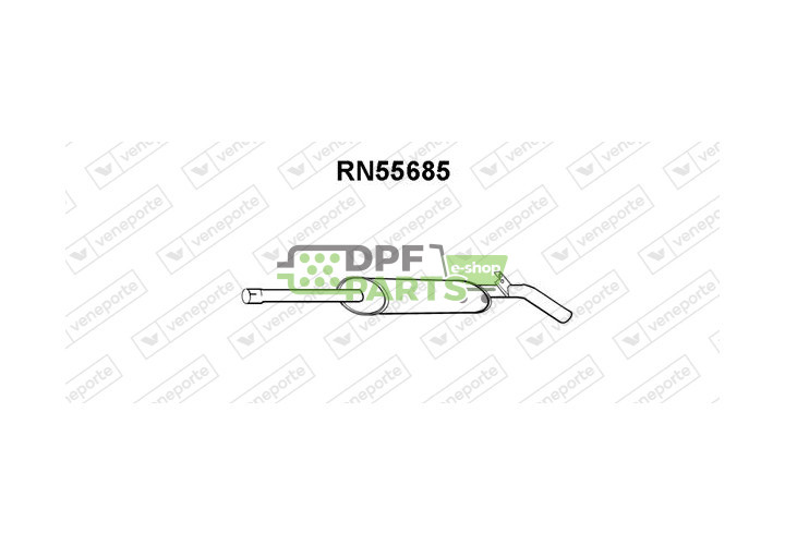 Tłumik RENAULT - 8200189560 8200276019 8200431610