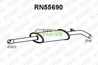 Tlumič RENAULT - 8200189561 8200276005 