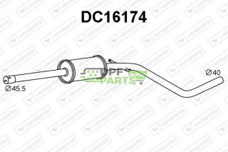 Tłumik DACIA - 200108262R  