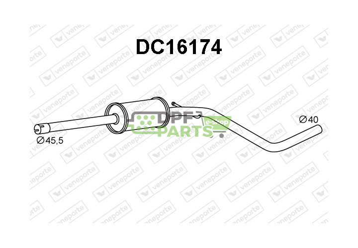 Tłumik DACIA - 200108262R  