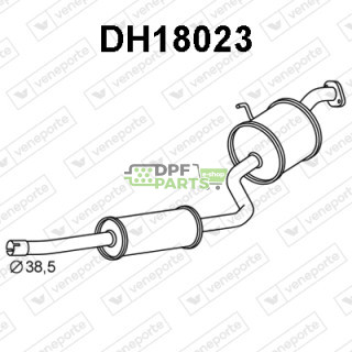 Tłumik DAIHATSU - 17410B2060000 17410B2060