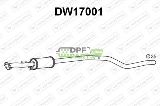 Tłumik DAEWOO - 96318316 96323065 D96318316