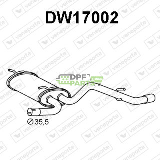 Tlumič DAEWOO - 96318319 96323076 D96323045