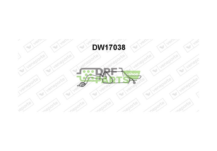 Tłumik DAEWOO - 96182257 96290793 D96182257
