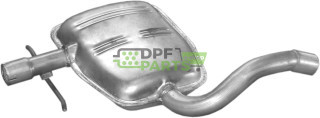 Střední tlumič výfuku VW Golf III 1.9TDi 96-00, Polmo 30.249 A, OE 1H0 253 409 L 1H0 253 409 P
