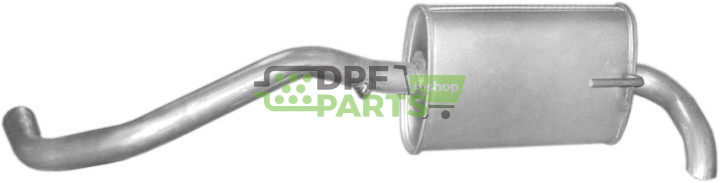 Koncový tlumič výfuku VW Lupo 98-05  1.4i-16V, Polmo 30.253 A, OE 6X0253609B